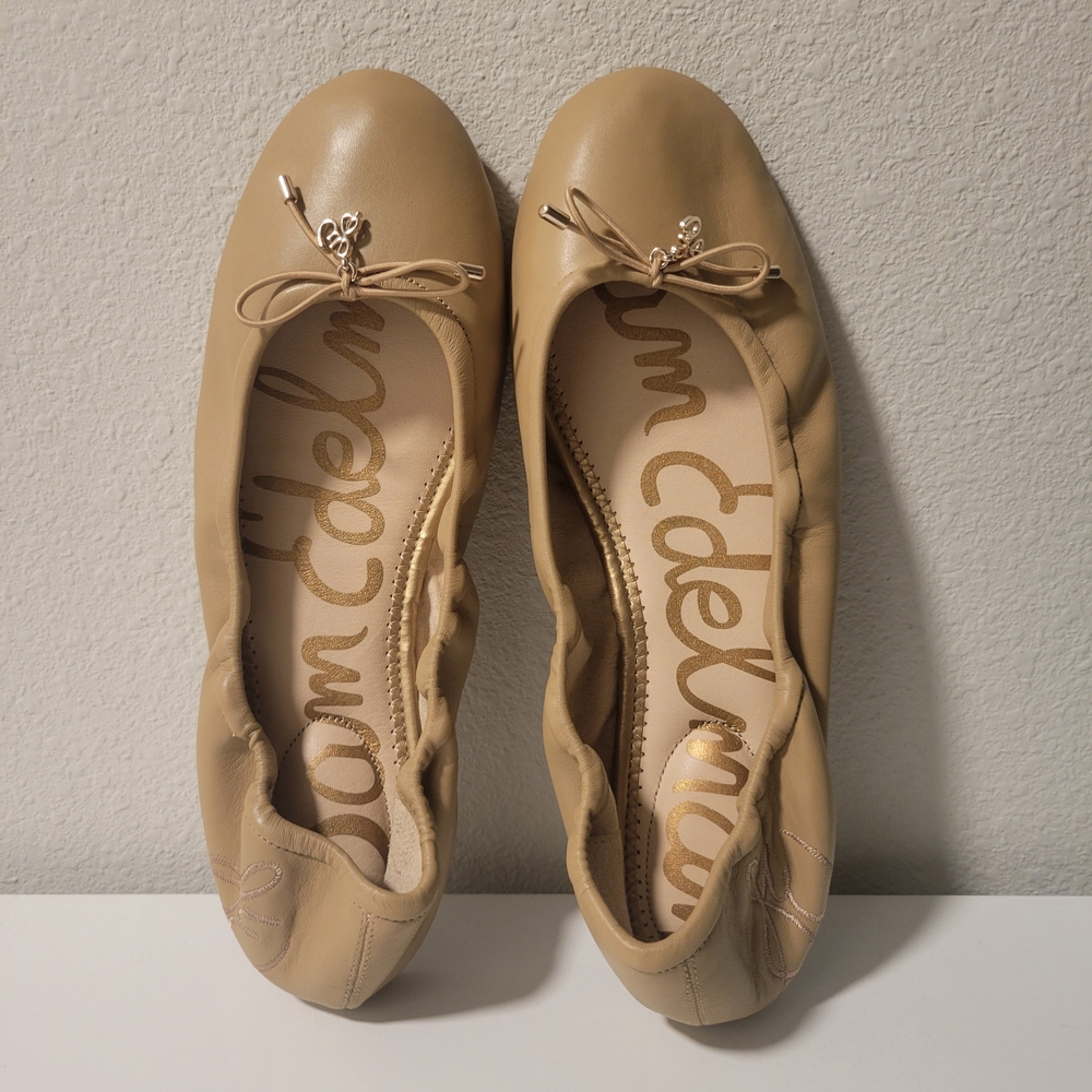Sam Edelman Beige Ballet Flats - Picture 3 of 4